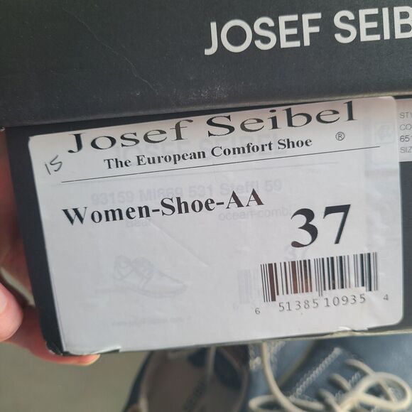 New Josef‎ Seibel Steffi 59 Ocean Leather Womens Shoes Casual Sneaker Flat EU 37 - Picture 6 of 7